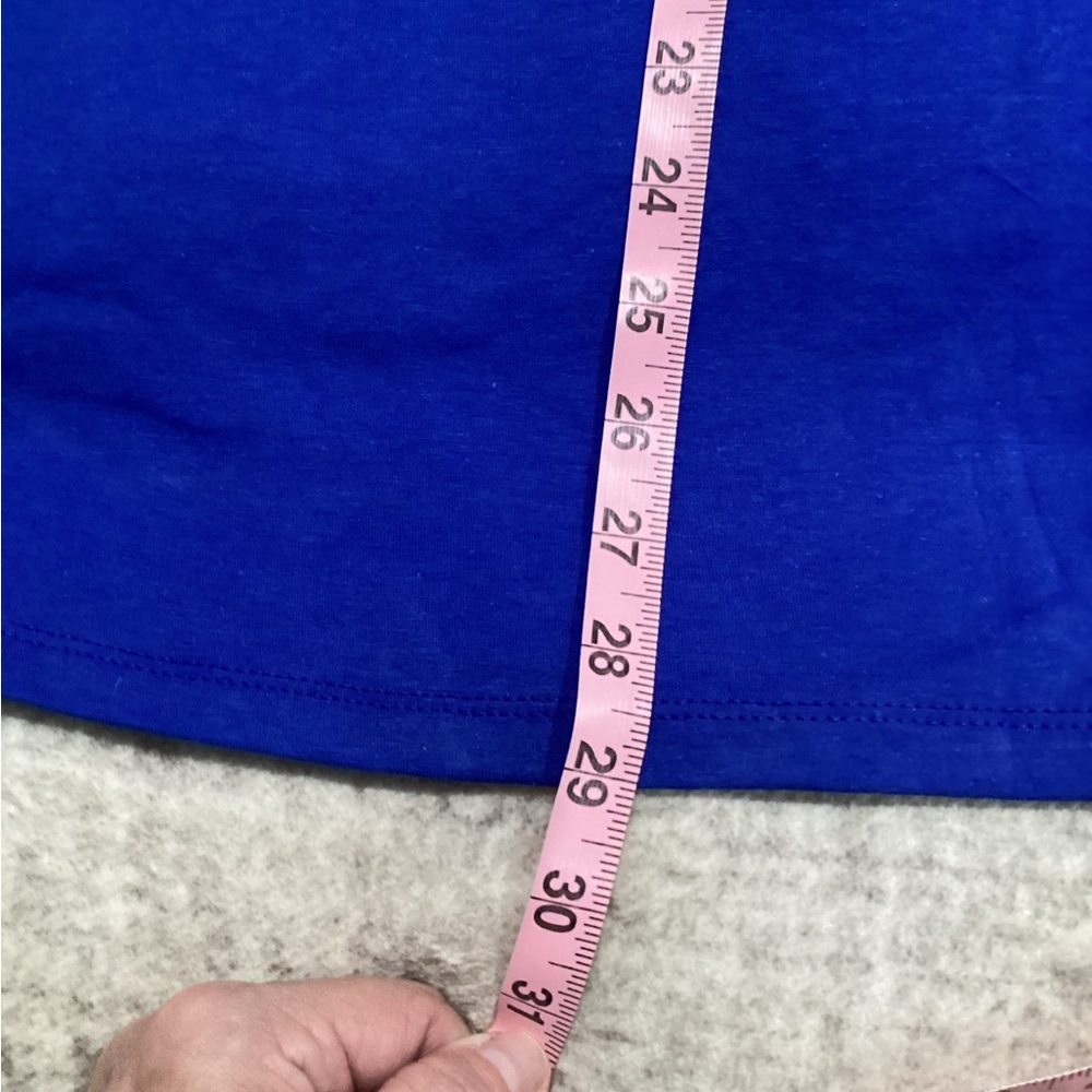 EUC - Hanes "Perfect" Cobalt Blue Tee - Worn Once - Size 2x!!! - Picture 6 of 9